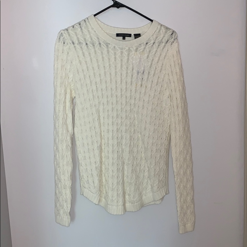 White Knit Sweater